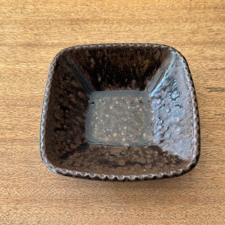 フジタ工作室　 四角鉢 フ15C (約15×15cm)