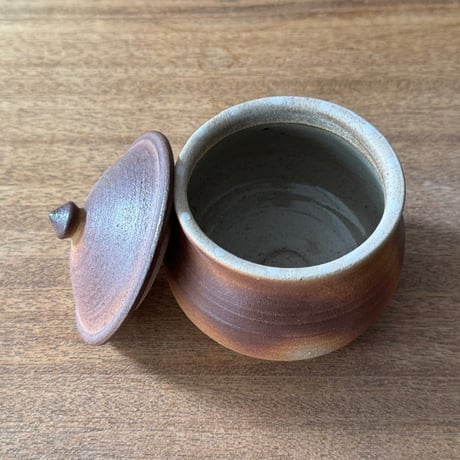 川尻製陶所　砂糖壷M 下膨れ サM下J