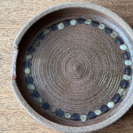 工房コキュ　4.5寸台皿 C10B (直径約14.5cm)