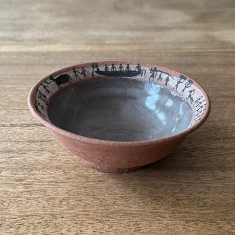 ツグムイロ　リム鉢(B) T12 (直径約14.5cm)
