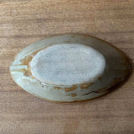 えのきだ窯 榎田智　カレー皿 エ9F (約27.5×16cm)