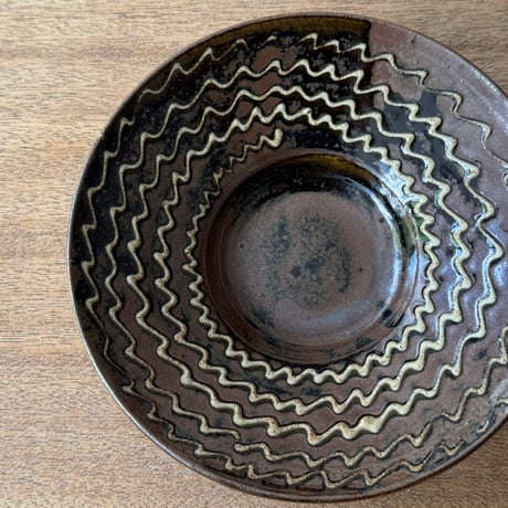 えのきだ窯 榎田智　もり皿  エ13 (直径約17cm)