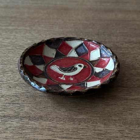紀窯　中川紀夫　チブサン豆皿 K2C (直径約9cm)