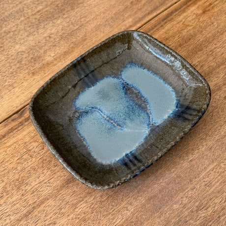 フジタ工作室　 スクエア皿 フ10C （約19.5×17cm)