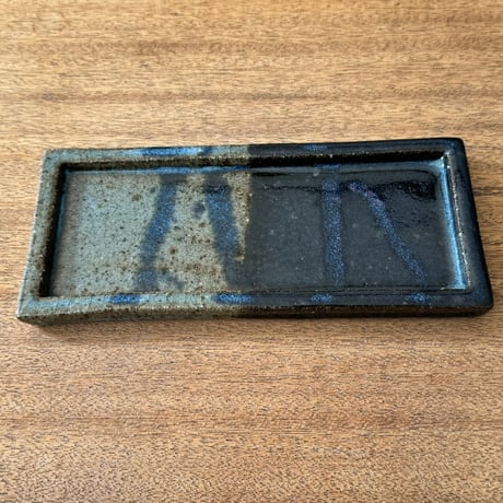 フジタ工作室　 板皿 フ8B （約22×10cm)