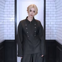 NAPOLEON DENIM SHIRT(BLACK)