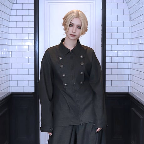 NAPOLEON DENIM SHIRT(BLACK)