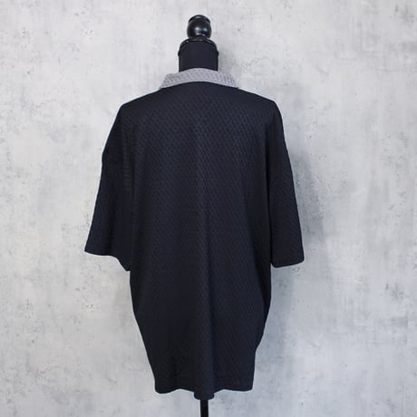 DISTORTION POLO(BLACK)