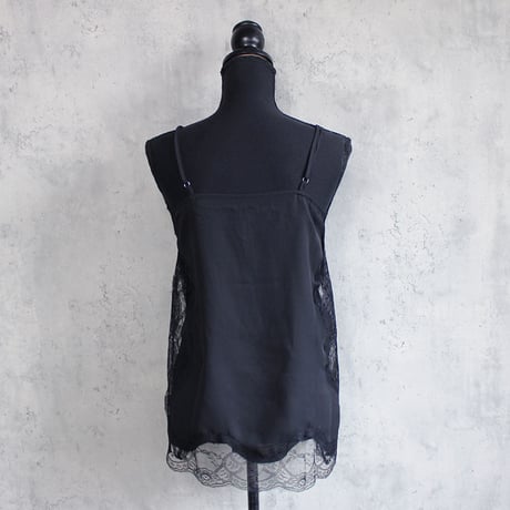 SLIT CAMISOLE(BLACK)