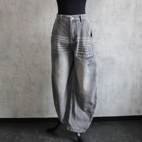 BARCODE DENIM PANTS