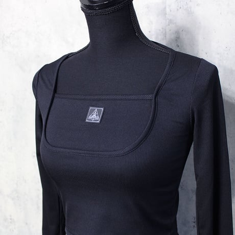 【OUTLET】RUBBER LOGO T -SHIRT(BLACK)