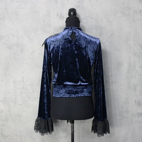 BAROQUE VEIL TOPS(NAVY)