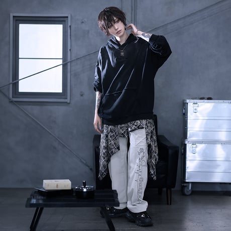 ROSE SIGNAL CARGO PANTS(GREIGE)