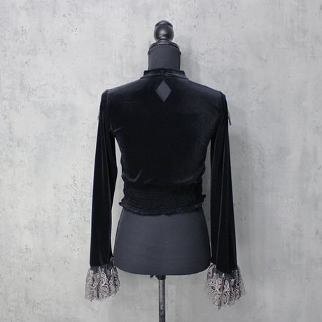 BAROQUE VEIL TOPS(BLACK)