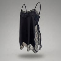 SLIT CAMISOLE(BLACK)