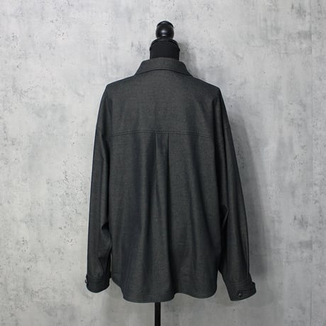 NAPOLEON DENIM SHIRT(BLACK)