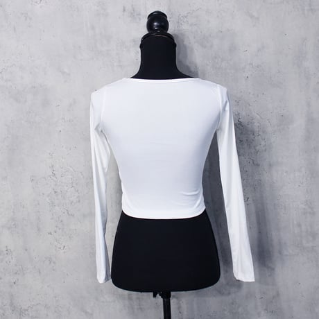 【OUTLET】RUBBER LOGO T -SHIRT(WHITE)