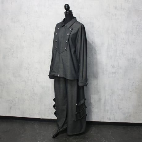 NAPOLEON DENIM SET UP(BLACK)