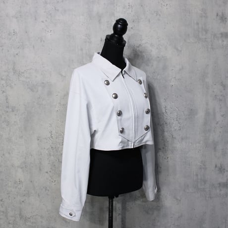 NAPOLEON DENIM SHIRT(WHITE)