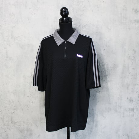 DISTORTION POLO(BLACK)