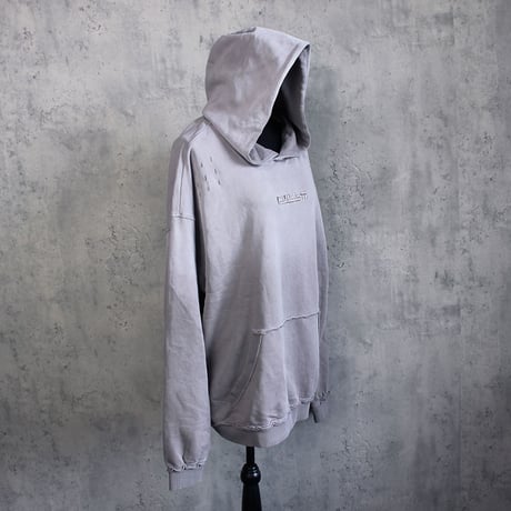 LOGO WASH HOODIE(GREIGE)