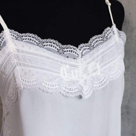 SLIT CAMISOLE(WHITE)