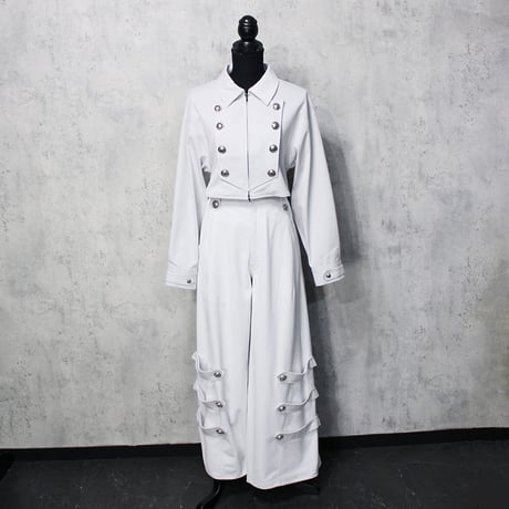 NAPOLEON DENIM SET UP(WHITE)