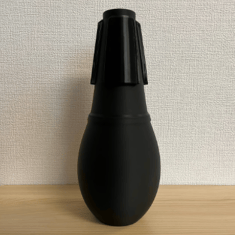 M's Music Accessories バリトン用プラクティスミュート (カラー：ブラック)