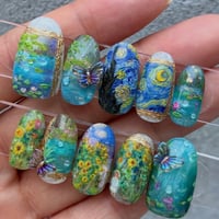2 sets of nails for Ms. Antonio Ayala