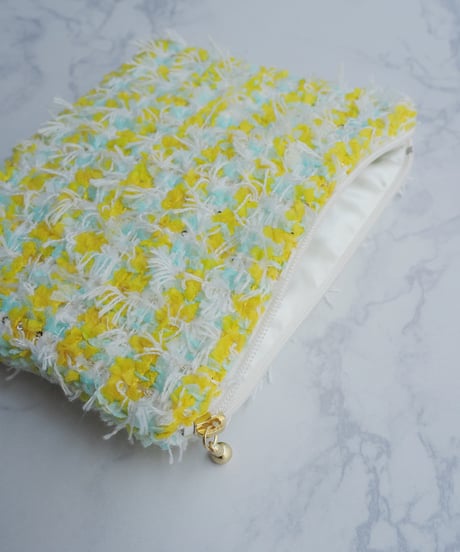 【M size】yellow×mint×white（pouch）