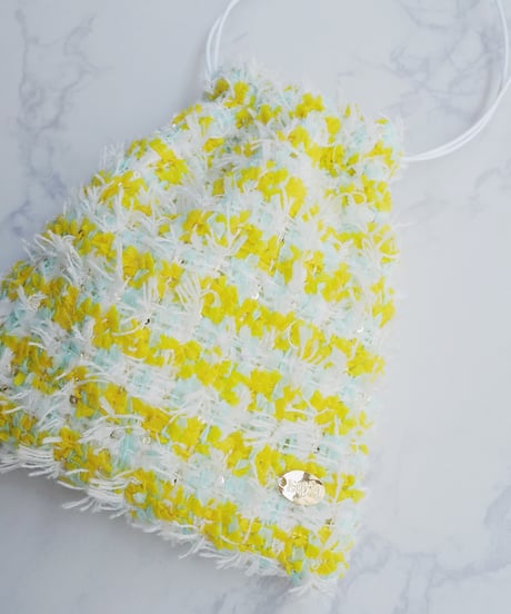 yellow×mint×white（kinchaku）