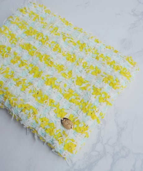 【M size】yellow×mint×white（pouch）