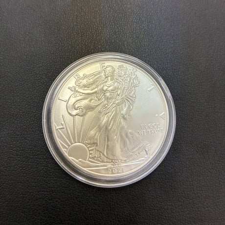 【中古銀貨】2021年USA「アメリカンイーグル」銀貨 1oz (31.1g)【配送料込】