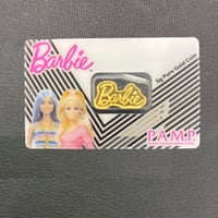 【中古希少】【限定5000枚・純金】「バービーロゴ型」 5g 24金／純金コインバー)【配送料込】