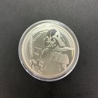 【中古銀貨】2019年ニュージーランド「ダースベイダー」銀貨 1oz (31.1g)【配送料込】