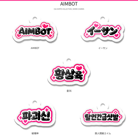 E36APEXアクキー・ワードチャーム