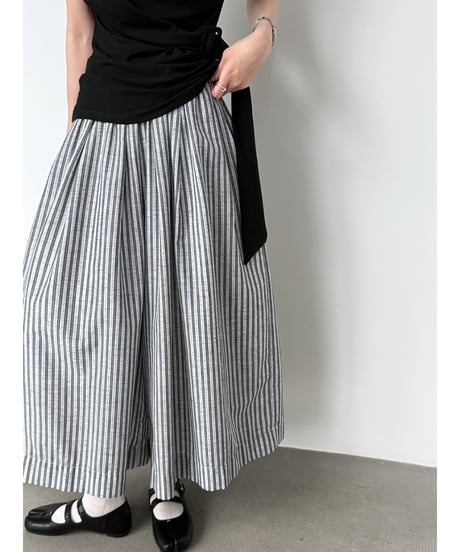 striped wide pants　hm3015