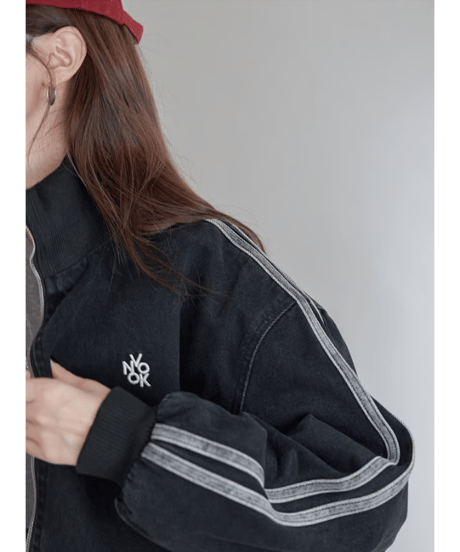 padded denim jacket / 2color　hm3291