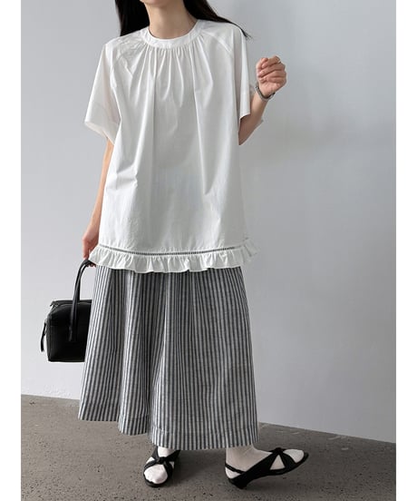 striped wide pants　hm3015
