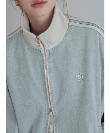 padded denim jacket / 2color　hm3291