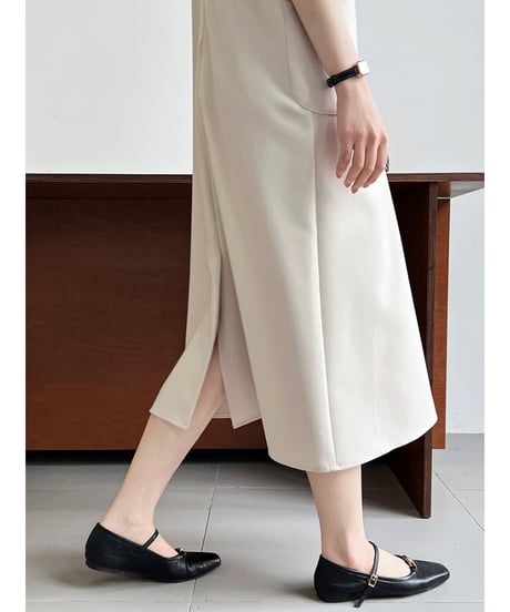 sleeveless pocket dress / 2color　hm3009