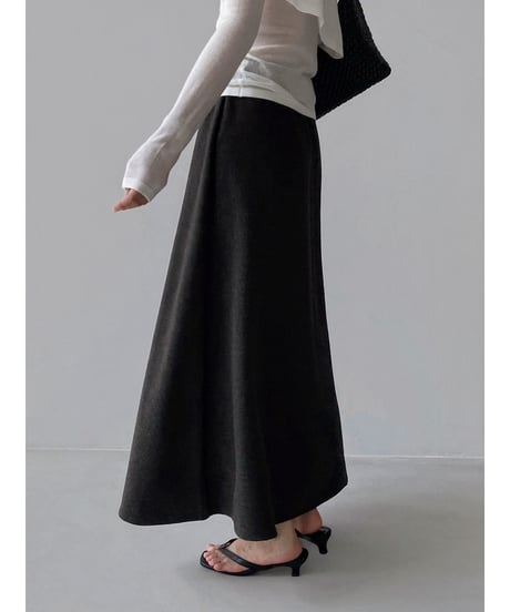 flowing a-line skirt / 4color　hm3286