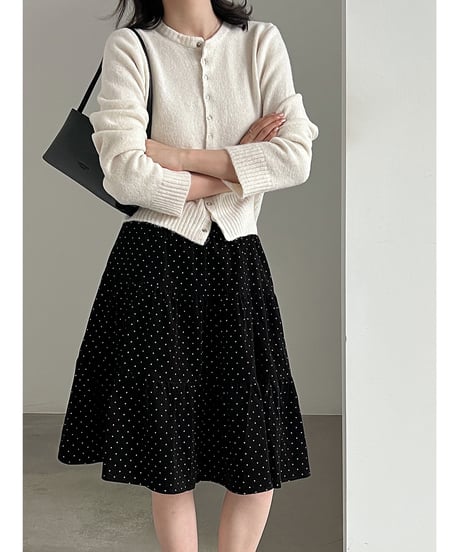 wool blend cardigan / 4color　hm3249