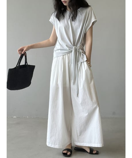twist hem blouse / 2color　hm2407