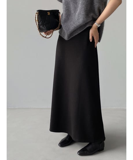 flowing a-line skirt / 4color　hm3286