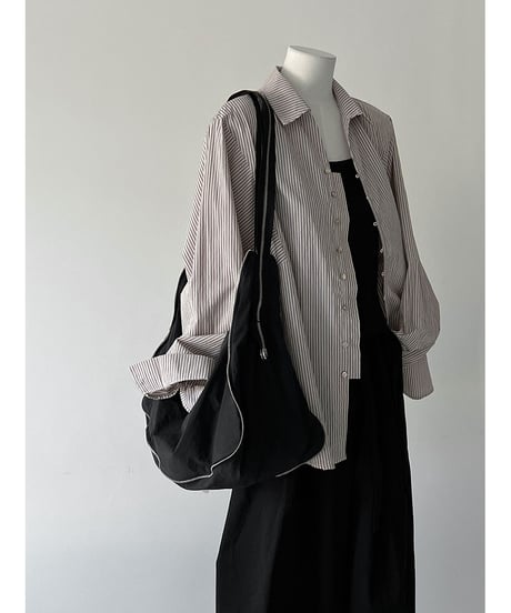 striped shell shirt　hm3223