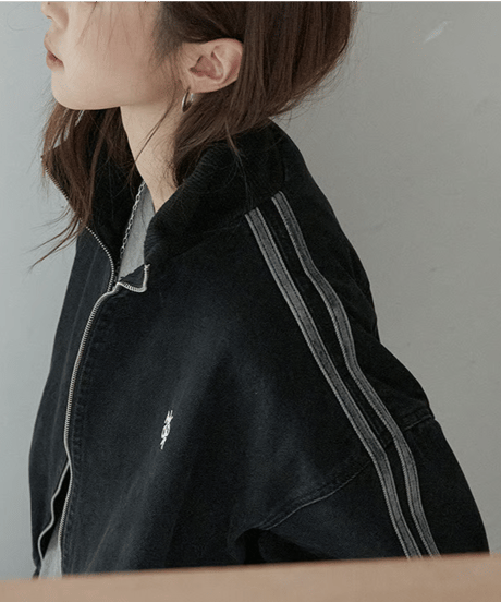 padded denim jacket / 2color　hm3291