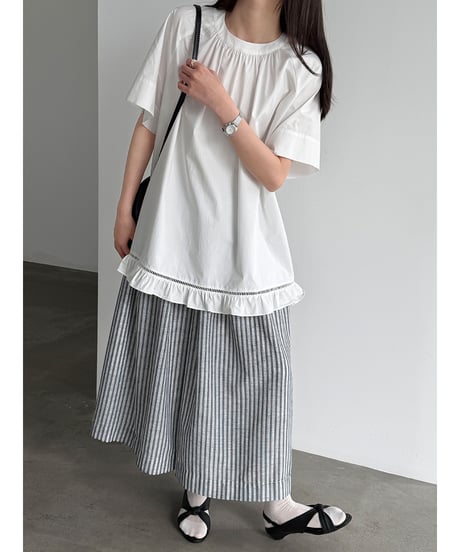 striped wide pants　hm3015
