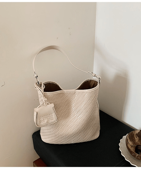 woven shoulder bag / 5color　hm3026