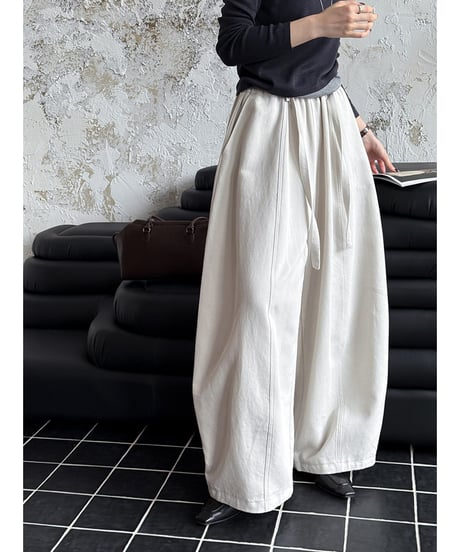 tencel wide pants / 3color　hm3289